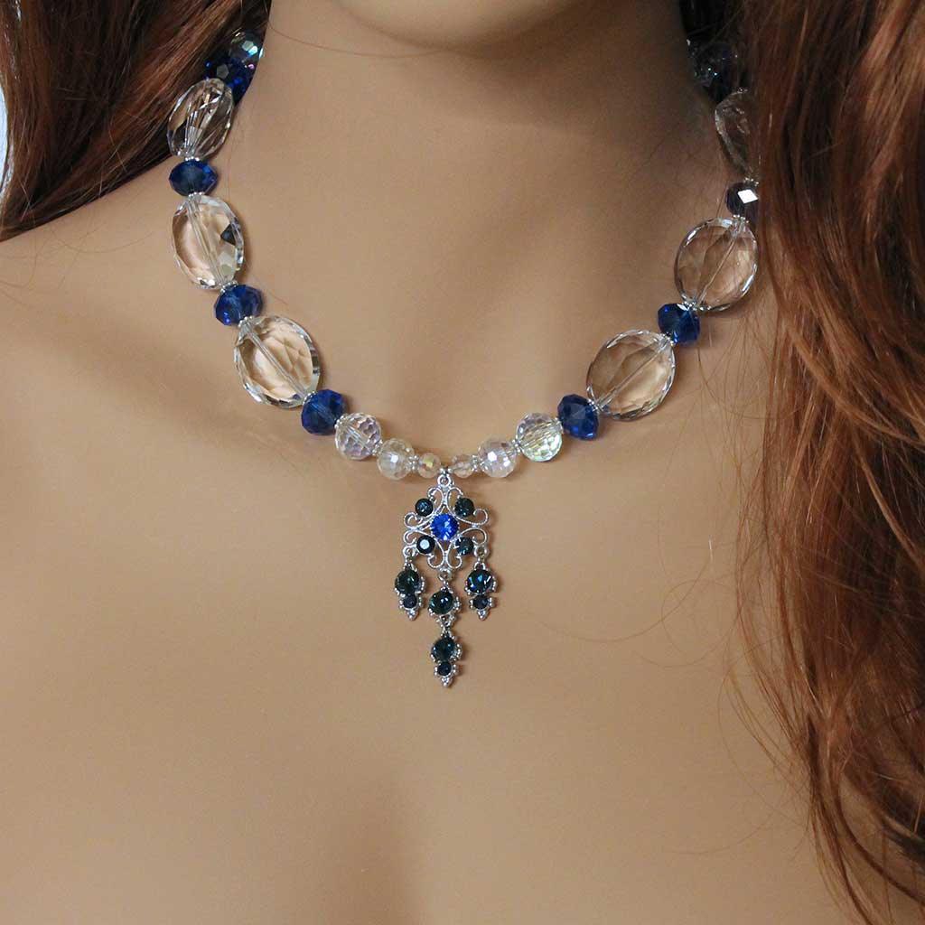 Big Bold Crystal Statement Necklace