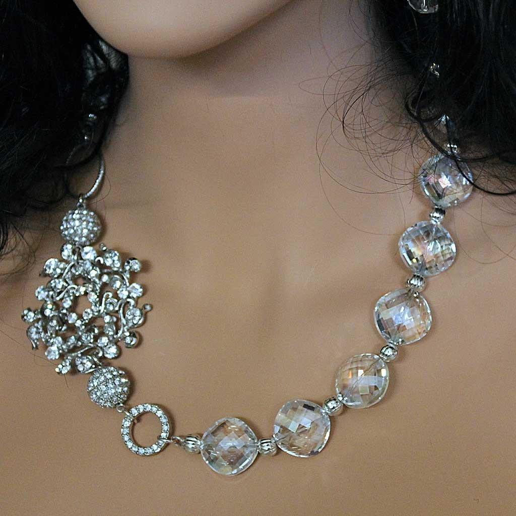 Crystal Rhinestone Bridal Necklace
