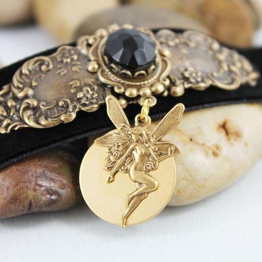 Black Velvet Victorian Fantasy Choker