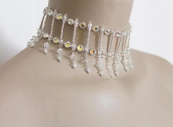 Crystal Bridal Choker Necklace