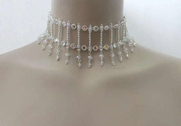 Crystal Bridal Choker Necklace