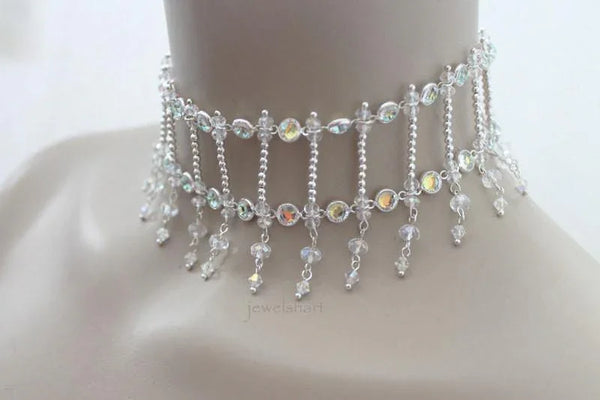 Crystal Bridal Choker Necklace