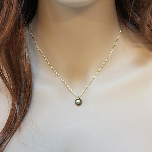 Dainty Freshwater Baroque Pearl Gold Choker Necklace