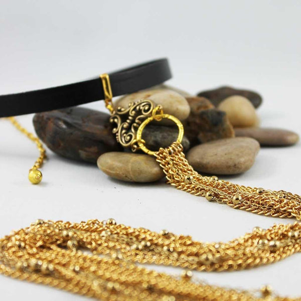 Extra Long Tie Necklace