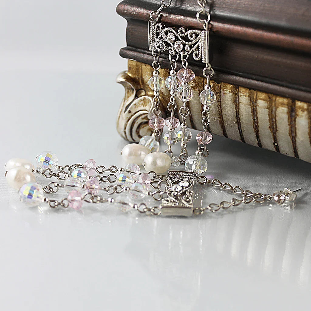 Long Victorian Bridal Earrings