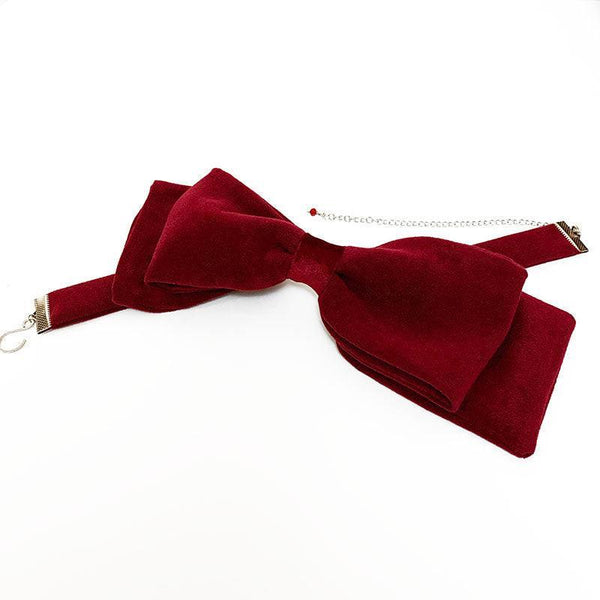 Red Bow Tie Choker