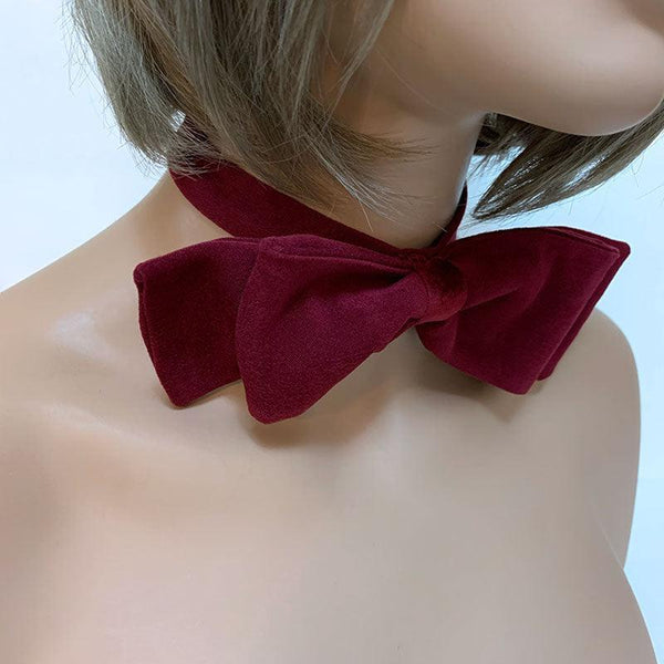Red Bow Tie Choker