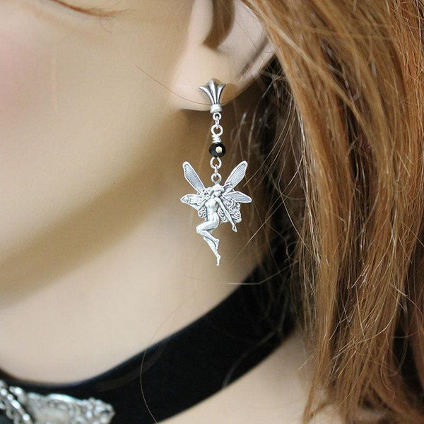 Silver Fairy Earrings