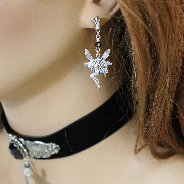 Silver Fairy Earrings