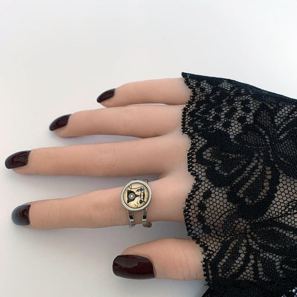Silver Telephone Ring