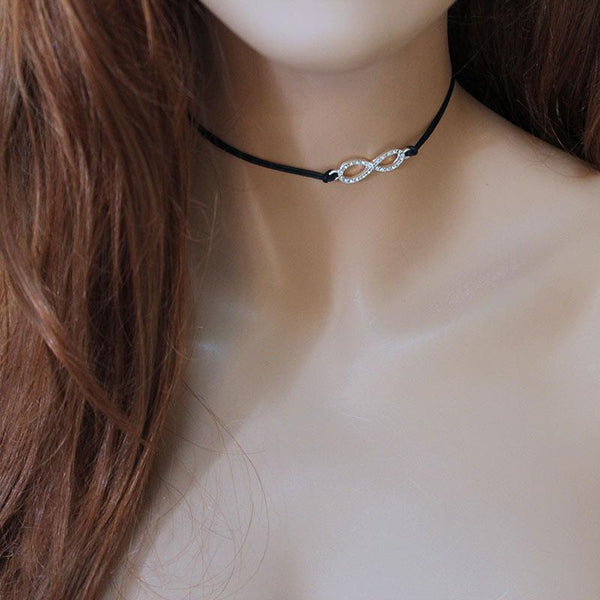 Sparkly Infinity Choker