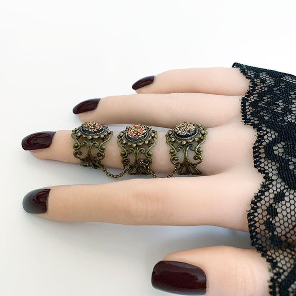 Triple Gothic Ring