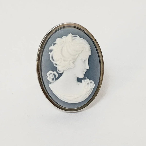 Victorian Blue Cameo Ring