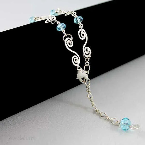 Wire Wrapped Swirl Bracelet
